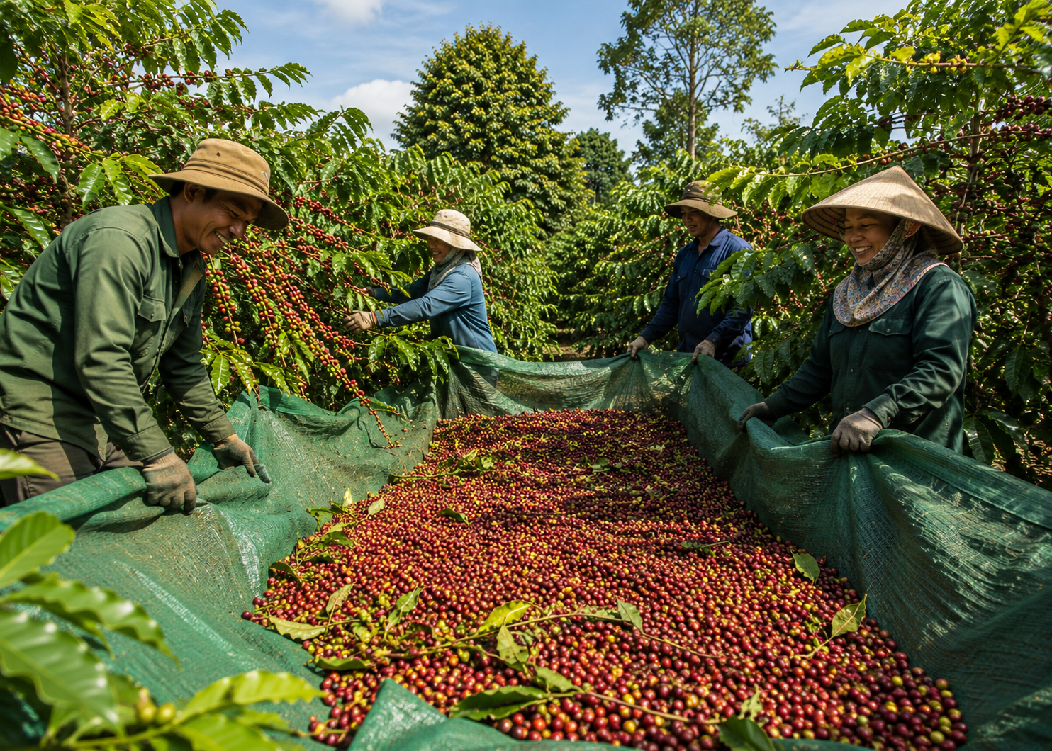 KỸ THUẬT CHĂM SÓC CÀ PHÊ GIAI ĐOẠN KINH DOANH