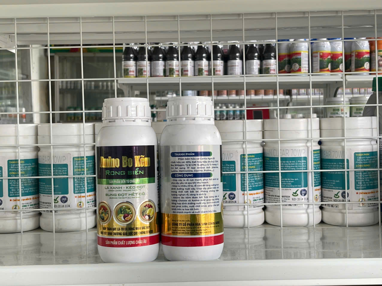 Amino Bo Kẽm Rong Biển (Dưỡng lá xanh dày, hỗ trợ kéo đọt, mập thân, bung đọt đồng loạt và đẻ nhánh khỏe)