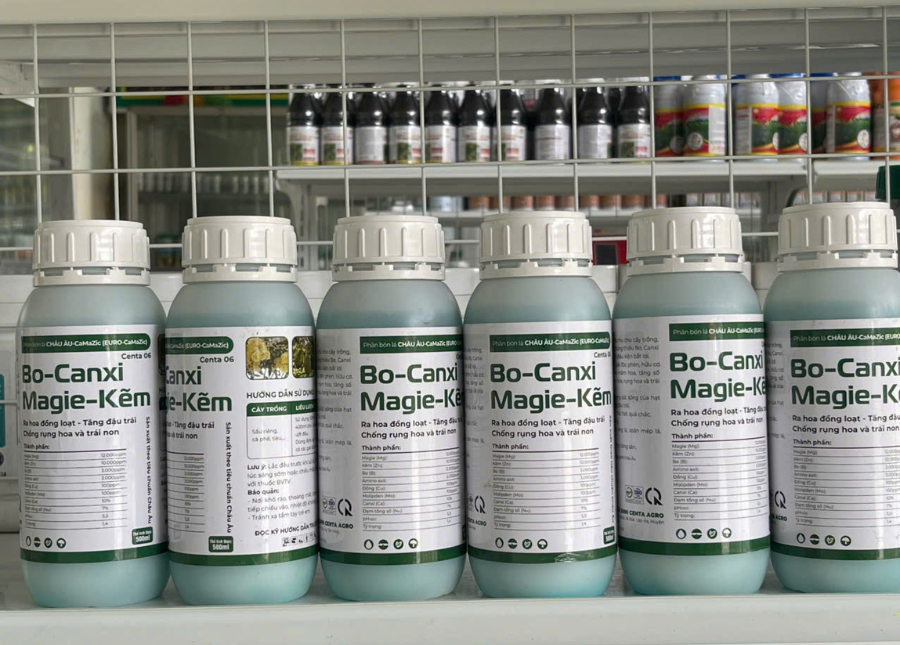 Bo-Canxi Magie-Kẽm Giúp trái chắc, đẹp và hạn chế nứt trái