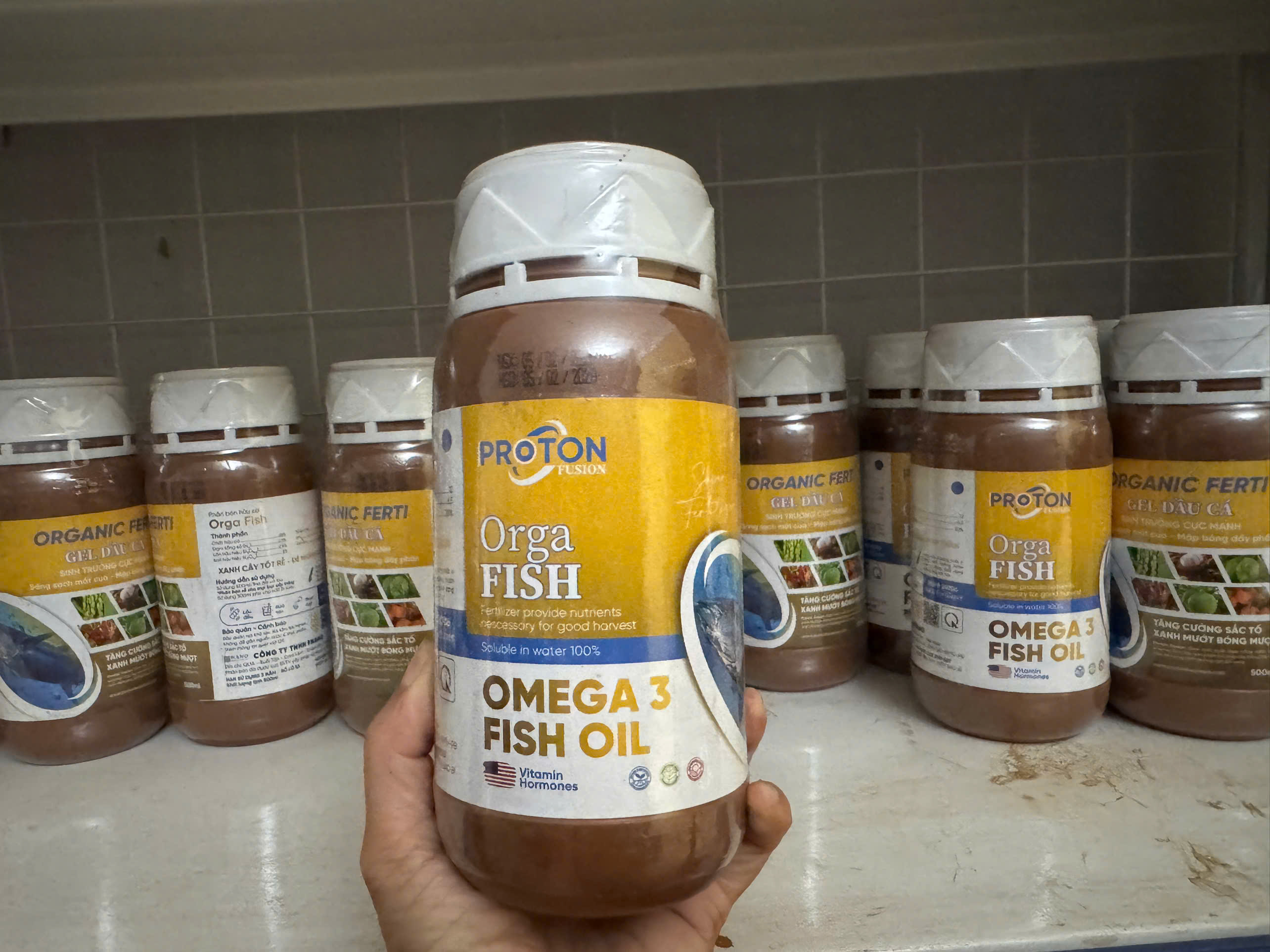 Phân bón hữu cơ GEL DẦU CÁ (Orga Fish) 500ml