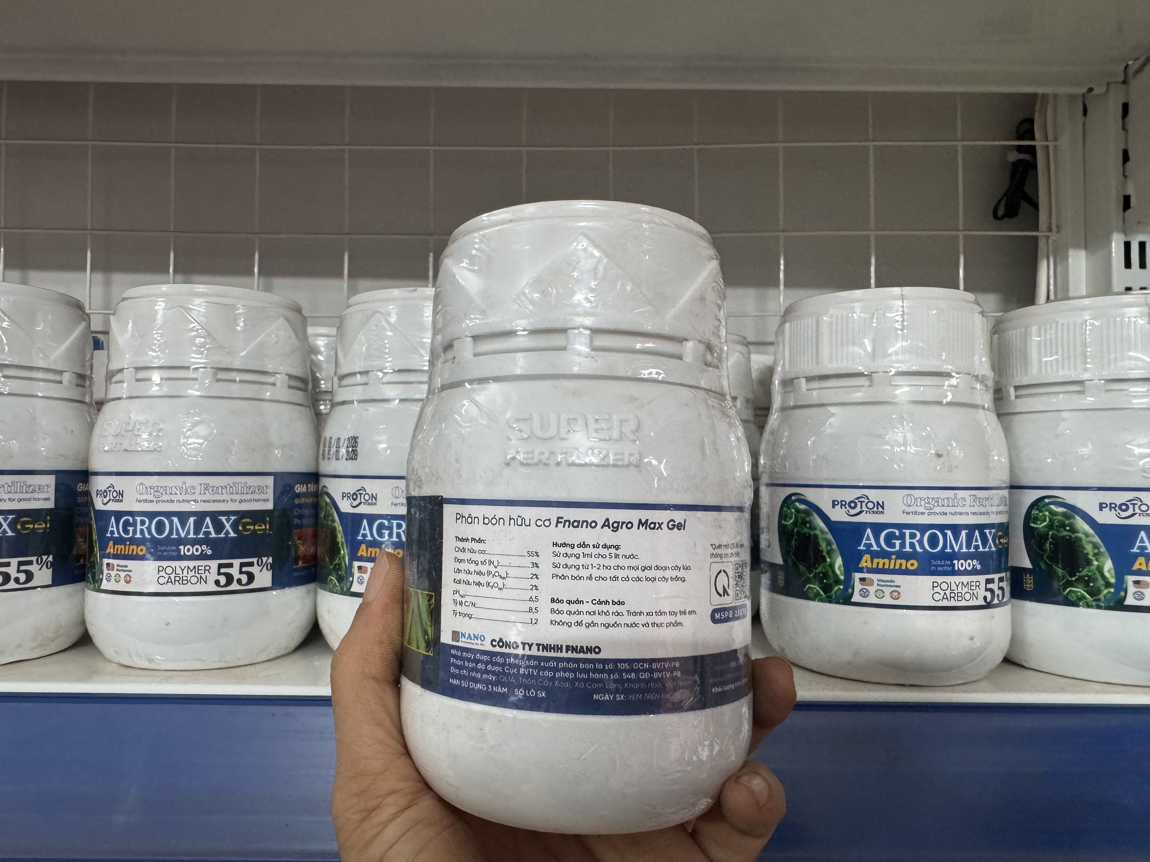 Phân hữu cơ AGROMAX GEL AMINO 250ML