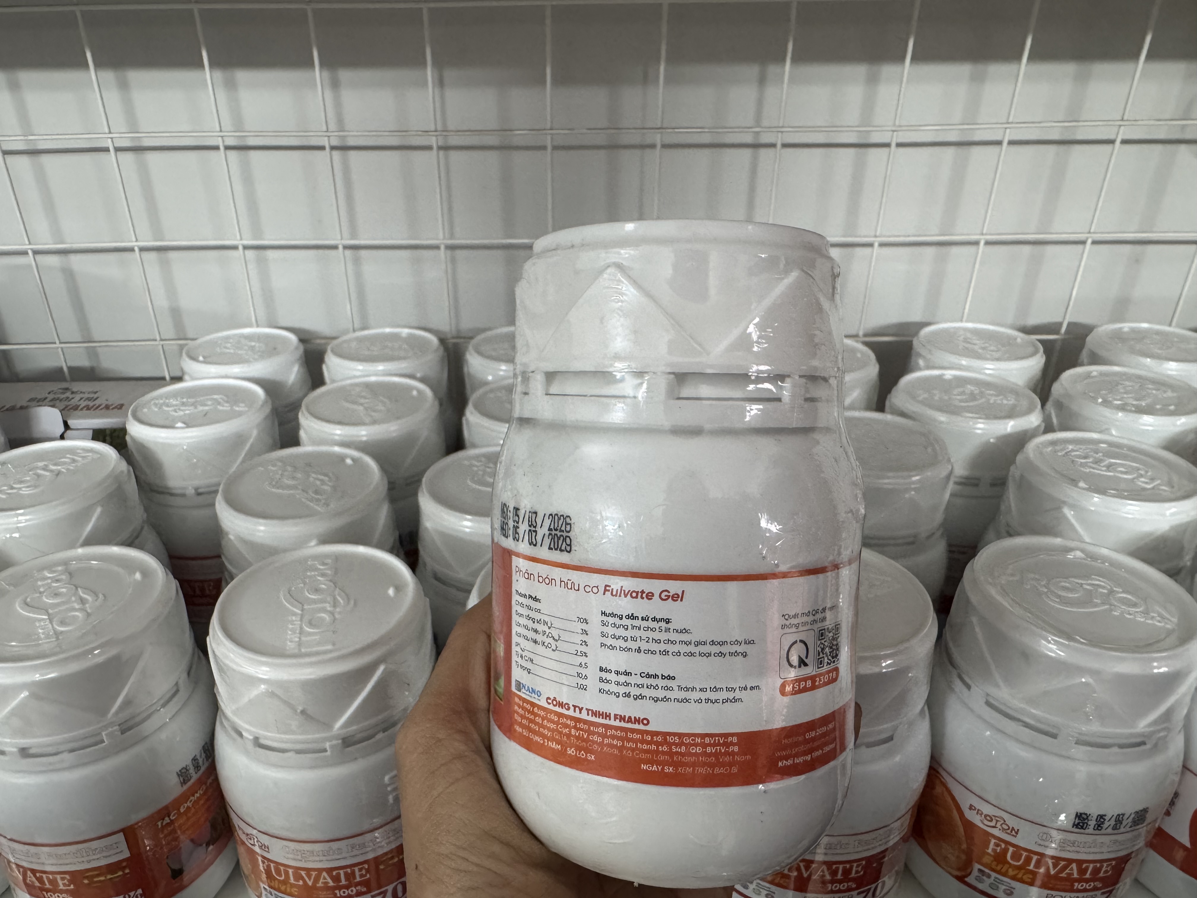 Phân hữu cơ FULVATE GEL 250ml
