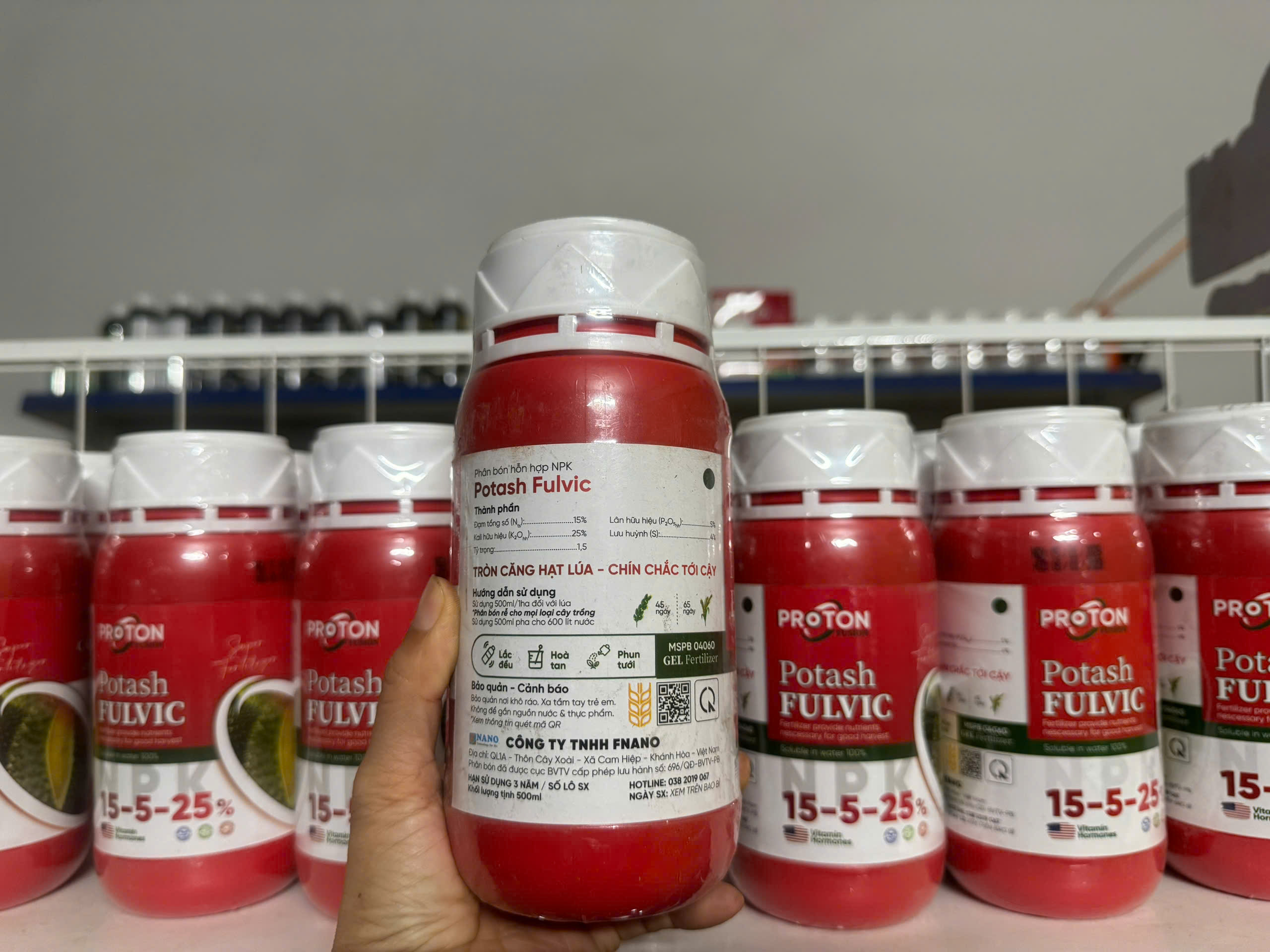 Phân bón Potash Fulvic (15-5-25) 500ml