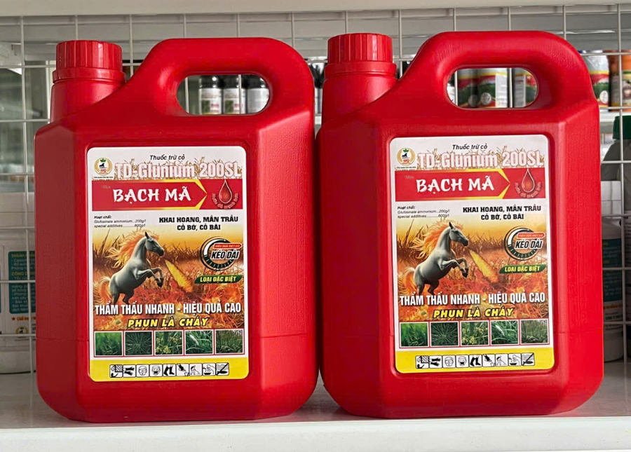 TD-Glunium 200SL (Hiệu BẠCH MÃ) đặc trị cỏ tranh, mần trầu