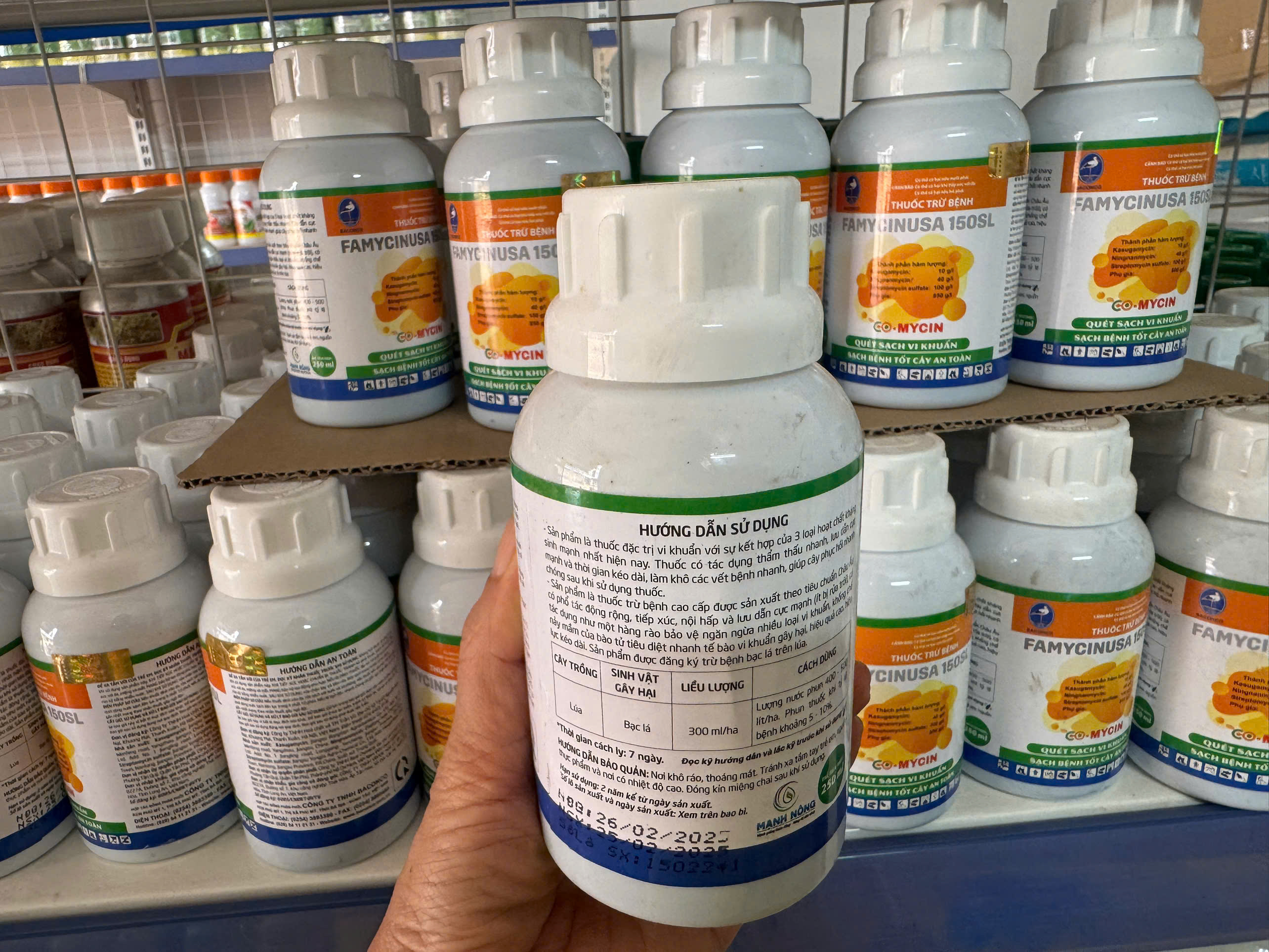 Thuốc trừ bệnh FAMYCINUSA 150SL 250ml